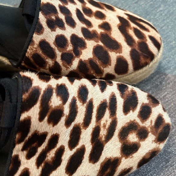 “Tori Burch” pony hair espadrilles stamped leopard print. Size 11 - Picture 5 of 9